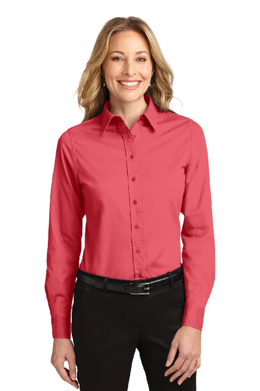 Port Authority Women's Long Sleeve Easy Care Shirt.  L608 1 of 3 Classic Short Sleeve Tunic