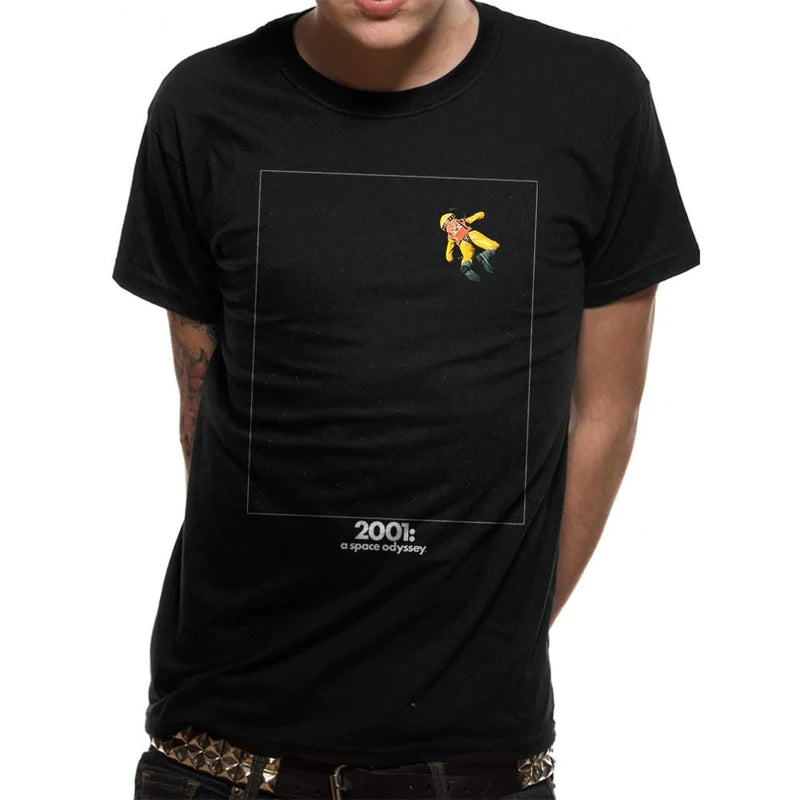 2001 Space Odyssey Floating In Unisex T-Shirt Adult V-Neck T-Shirt Long Sleeve Cotton