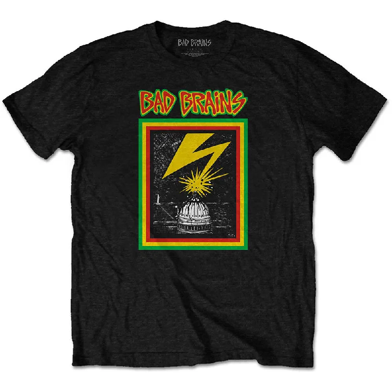 Bad Brains | Official Band T-Shirt | Capitol Strike (Small) Asymmetrical Pockets Print