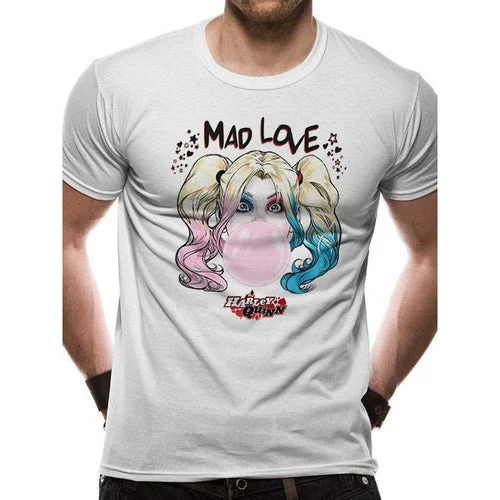 Batman Harley Quinn Mad Love T-Shirt DC Adult Terry Blend Velvet Blend Canvas Blend