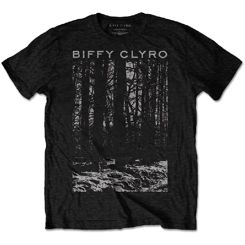 Biffy Clyro | Official Band T-Shirt | Tree Basic T-Shirt Crew Neck Short Sleeve