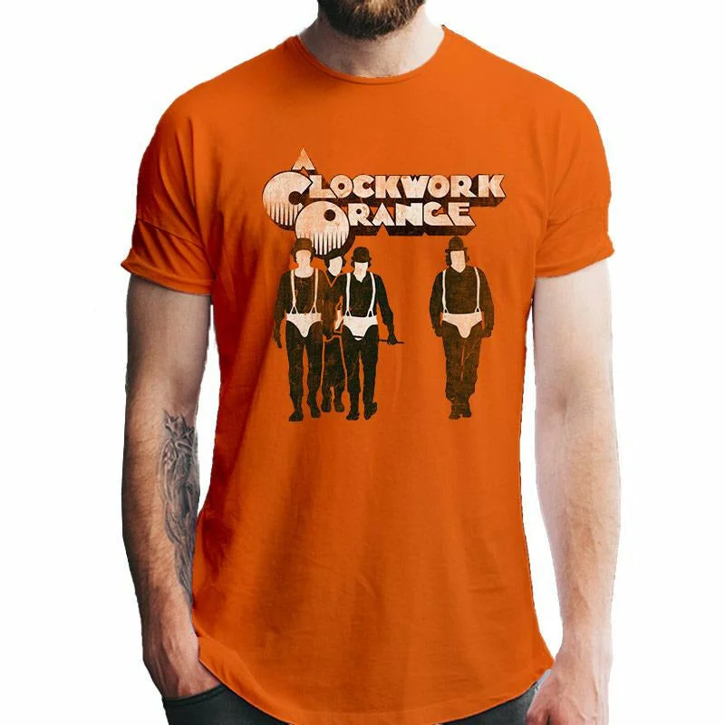 Clockwork Orange Group Unisex T-Shirt Adult Print Jacquard Patchwork