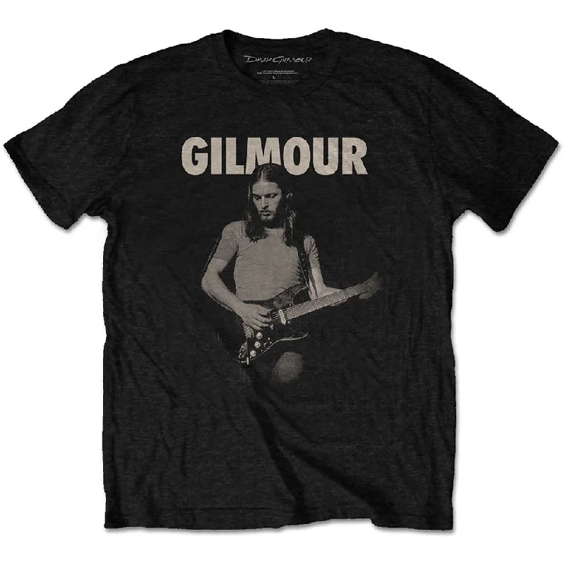 David Gilmour | Official Band T-Shirt | Selector 2nd Position Graphic Embroidered Appliqued