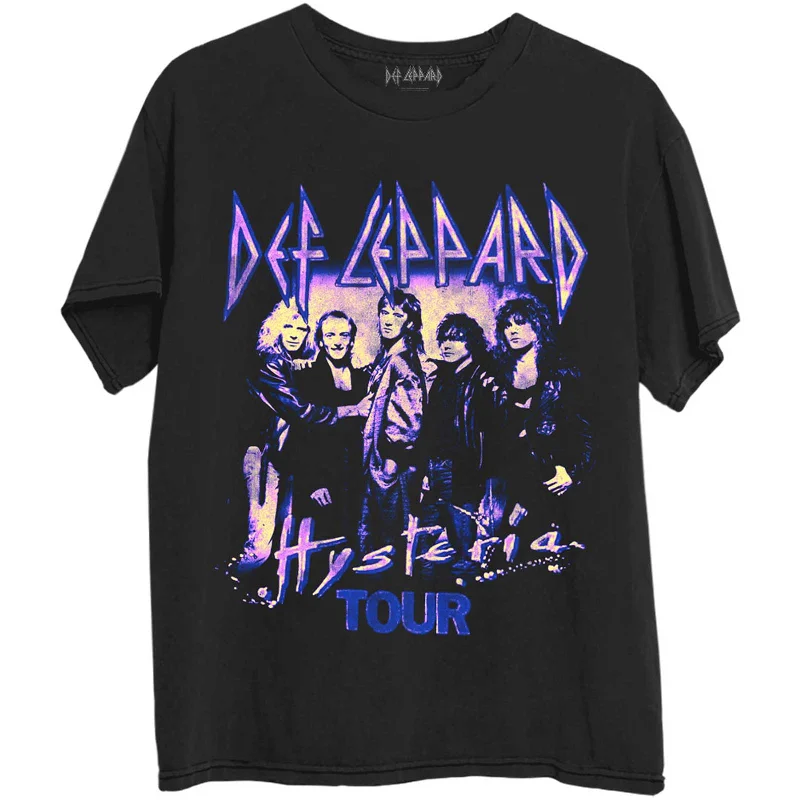 Def Leppard | Official Band T-Shirt | Hysteria Tour Modern Contemporary Chic