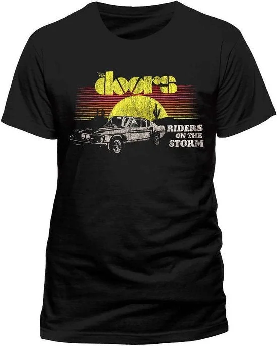 Doors The Riders Car Unisex T-Shirt Adult Machine Wash Dry Clean Hand Wash