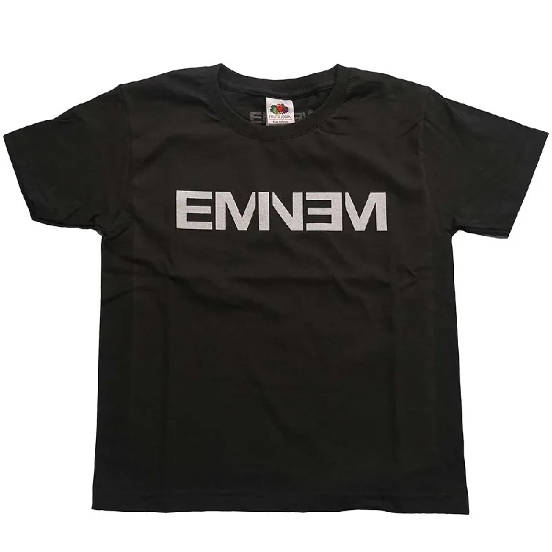 Eminem Kids T-Shirt: Logo Welt Pockets Slit Pockets