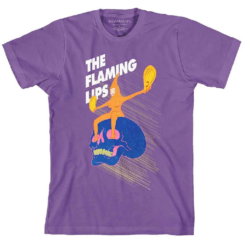 The Flaming Lips | Official Band T-Shirt | Skull Rider Sequined Glittery Shiny