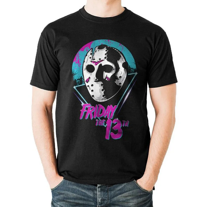 Friday The 13th Eighties Mask Unisex T-Shirt Adult Elasticated Padded Insulated