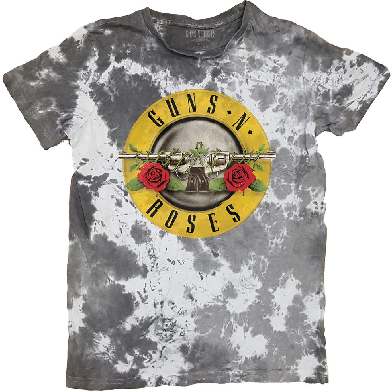 Guns N' Roses | Official Band T-shirt | Classic Logo (Dip-Dye) Chenille Blend Fleece Blend Nylon Blend