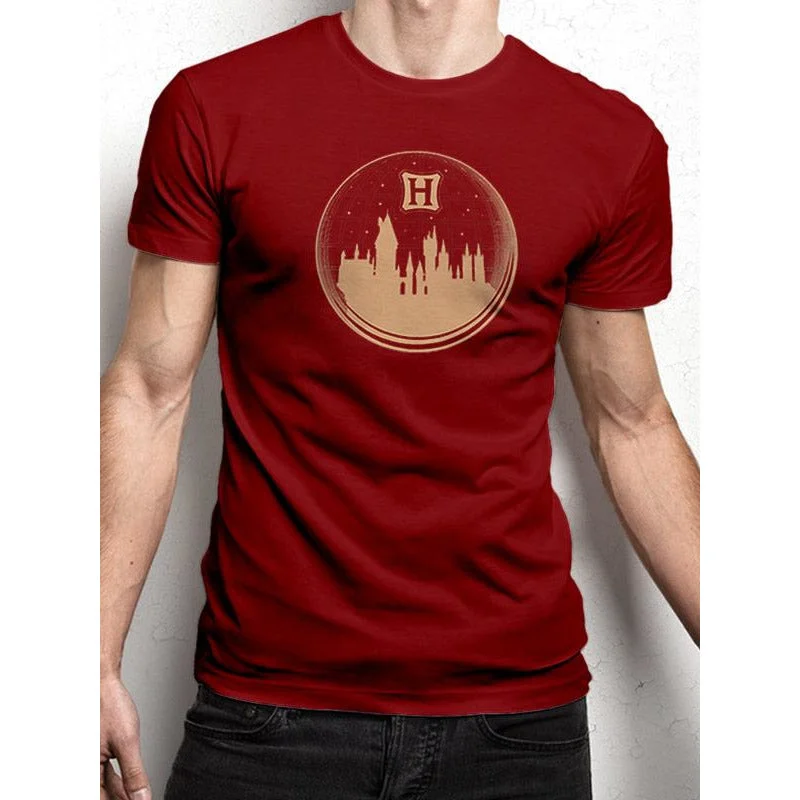 Harry Potter Snowglobe Unisex T-Shirt Adult Silk Blend Satin Velvet