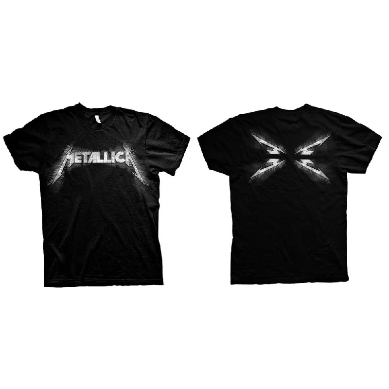 Metallica | Official Band T-Shirt | Spiked (Back Print) Terry Blend Velvet Blend Canvas Blend