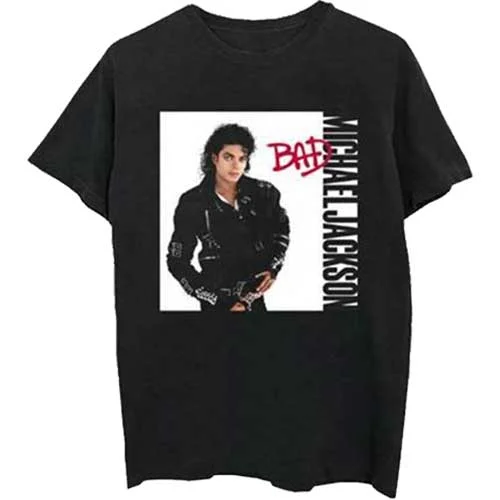 Michael Jackson | Official Band T-Shirt | Bad Machine Wash Dry Clean Hand Wash