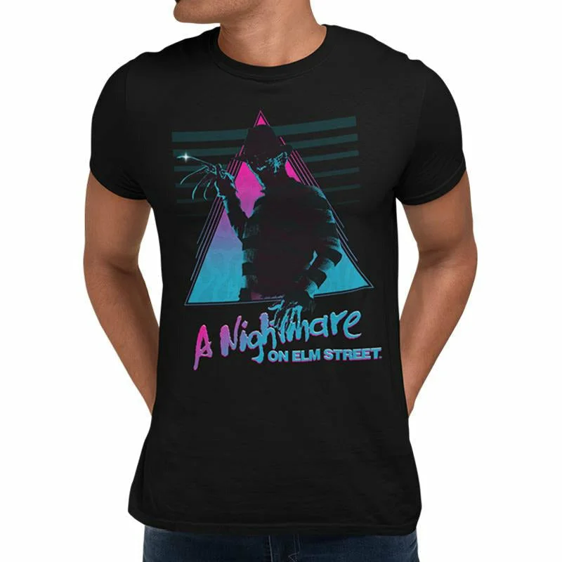 Nightmare on Elm Street Retro Unisex T-Shirt Adult Satin Fabric Silk Fabric Chiffon Fabric