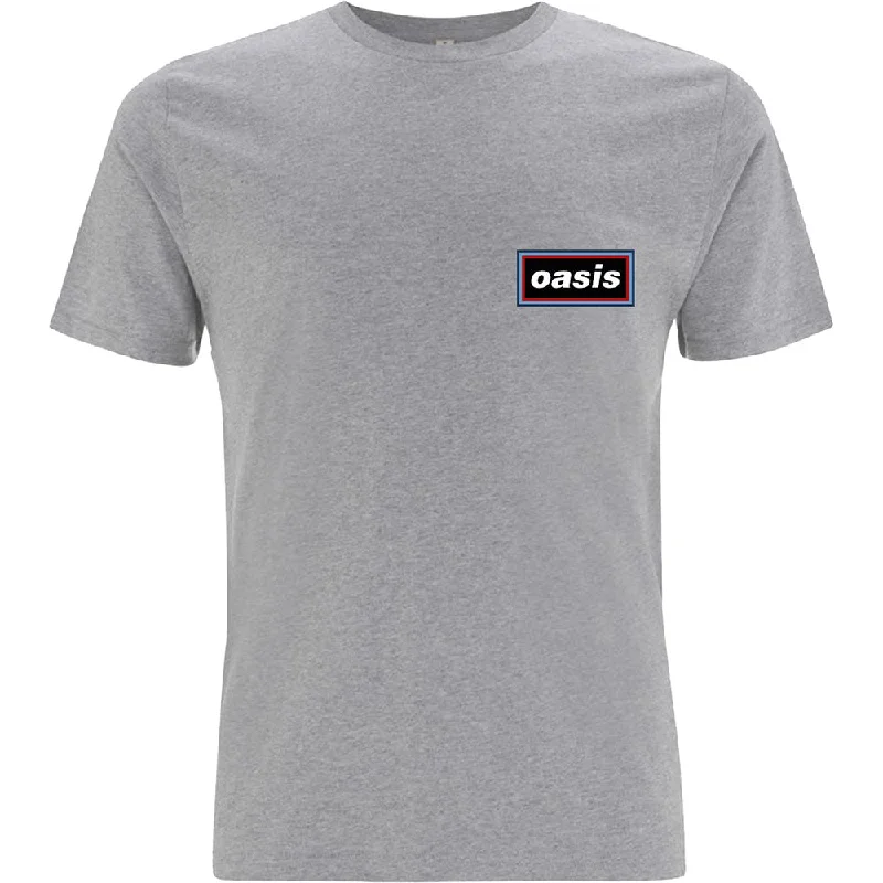 Oasis | Official Band T-Shirt | Lines Thin T-Shirt Open Front Quick Dry