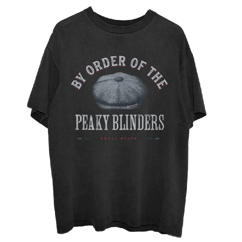 Peaky Blinders | Official Band T-Shirt | Flat Cap V-Neck T-Shirt Long Sleeve Cotton