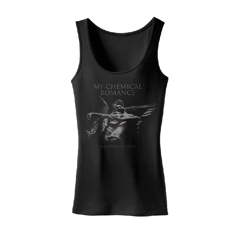 My Chemical Romance Ladies T-shirt: Luigi Angel Hooded Caped Shawl Collar