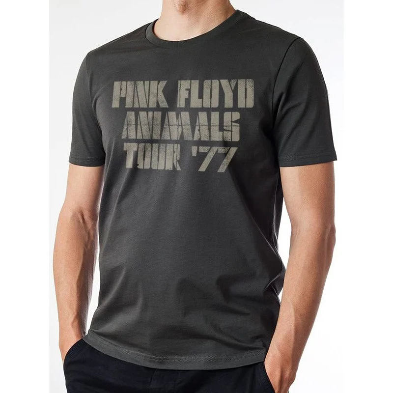 Pink Floyd Animals 77 Tour Logo Unisex T-Shirt Adult Elasticated Padded Insulated