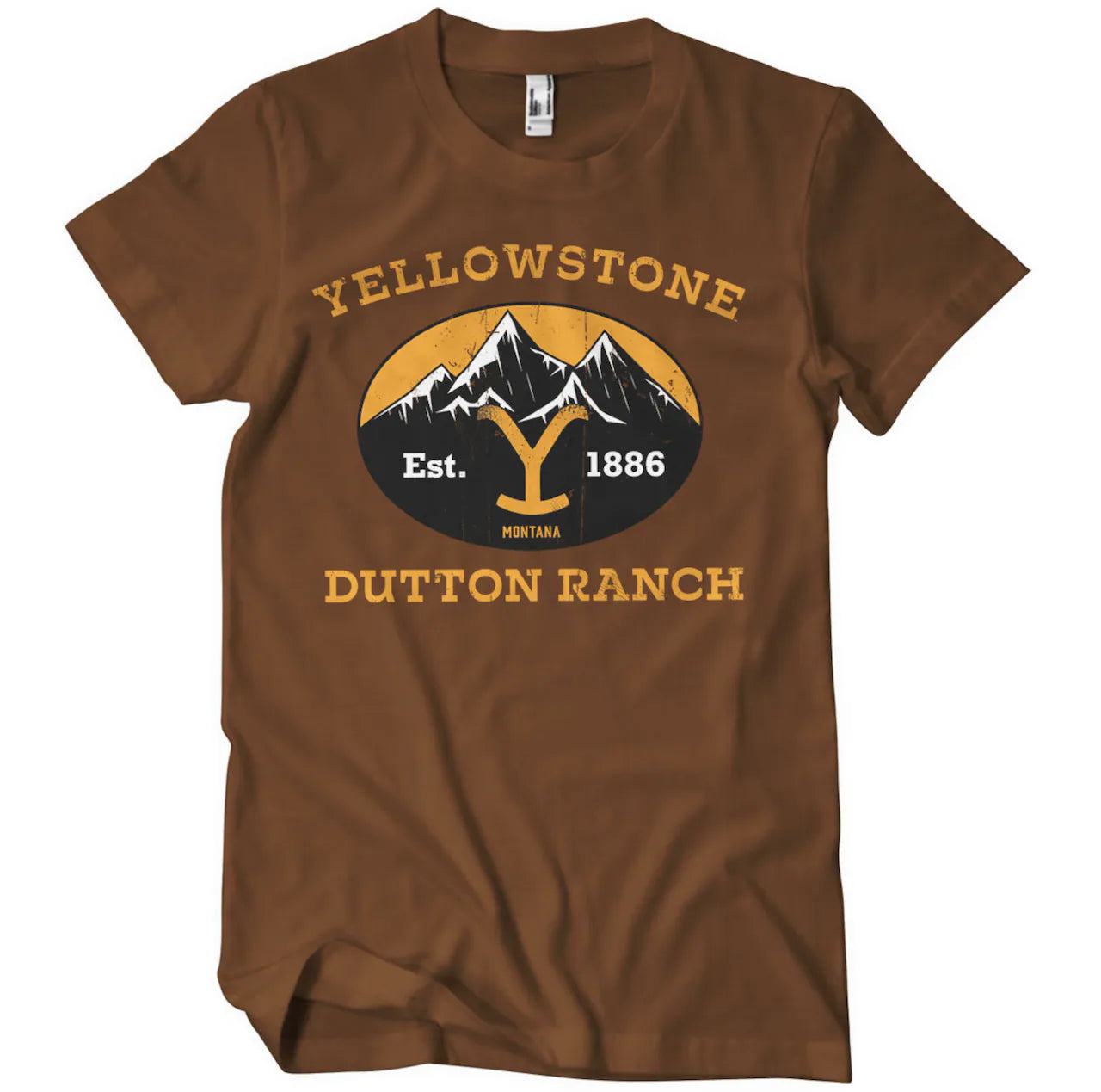 Yellowstone | Official Band T-Shirt | Montana Est. 1883 Jersey Fabric Tulle Fabric Batik Fabric