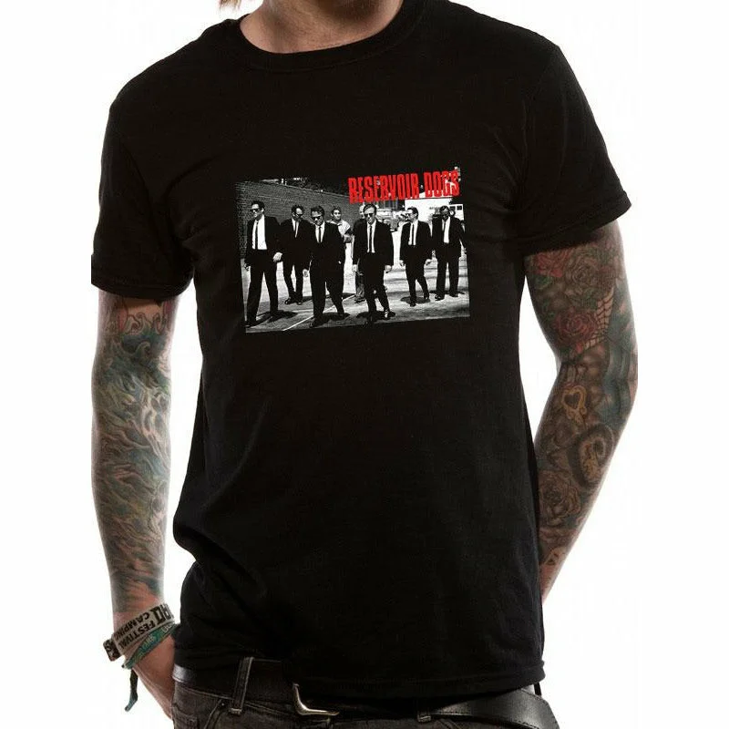 Reservoir Dogs Photograph Unisex T-Shirt Adult Houndstooth Herringbone Solid