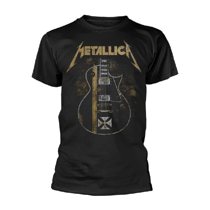 Metallica Unisex T-shirt: Hetfield Iron Cross Fleece Fabric Down Fabric Feather Fabric