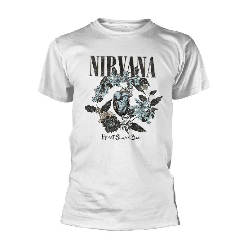 Nirvana Unisex T-shirt: Heart Shaped Box Elasticated Padded Insulated