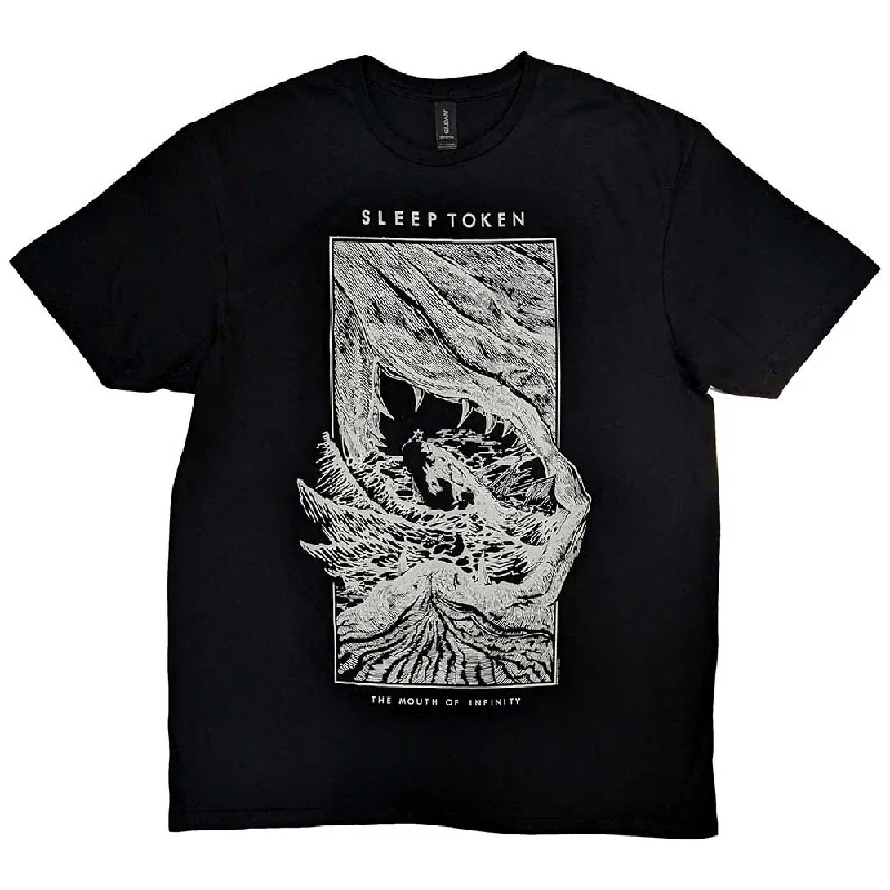 Sleep Token | Official Band T-shirt | The Mouth Of Infinity Basic T-Shirt Crew Neck Short Sleeve