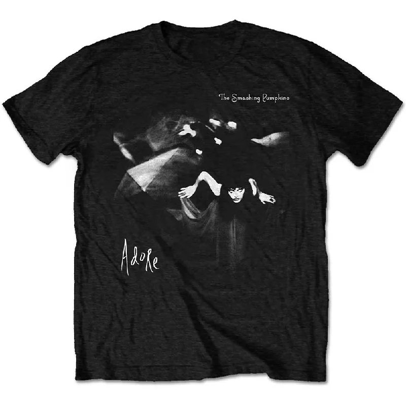 The Smashing Pumpkins | Official Band T-Shirt | Adore (Back Print) Hooded Caped Shawl Collar