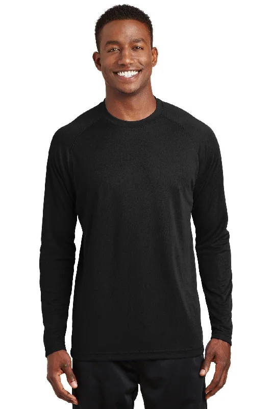 Sport-Tek Dry Zone Long Sleeve Raglan T-Shirt. T473LS Fleece Nylon Spandex