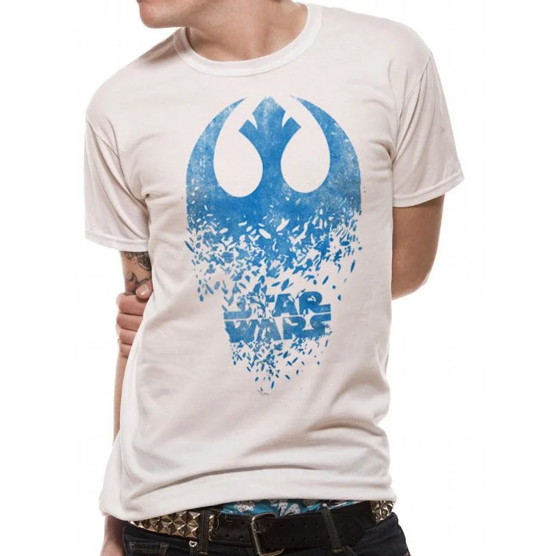 Star Wars 8 Rebel Badge Explosion T-Shirt Adult Anti-Shrink Durable Soft