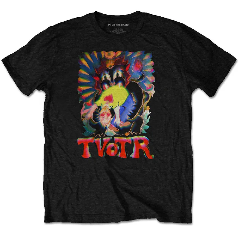 TV On The Radio | Official Band T-Shirt | Psychedelic Welt Pockets Slit Pockets