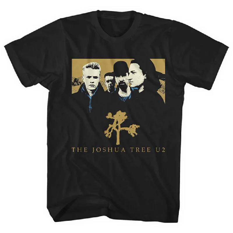 U2 | Official Band T-Shirt | Joshua Tree Notch Collar Peter Pan Collar Cowl Neck