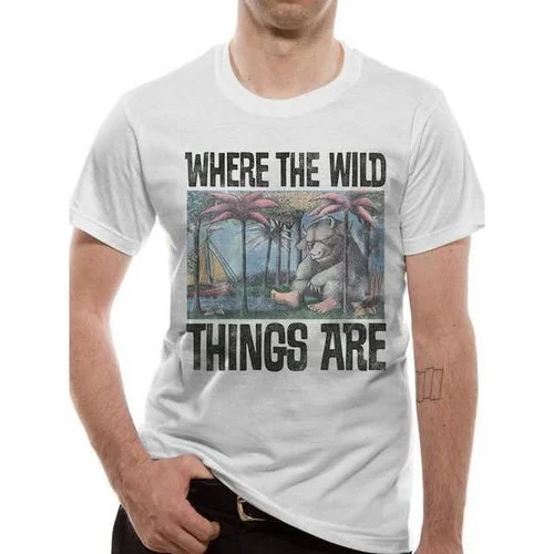 Where The Wild Things Are Book Cover Unisex T-Shirt Adult Thin T-Shirt Open Front Quick Dry