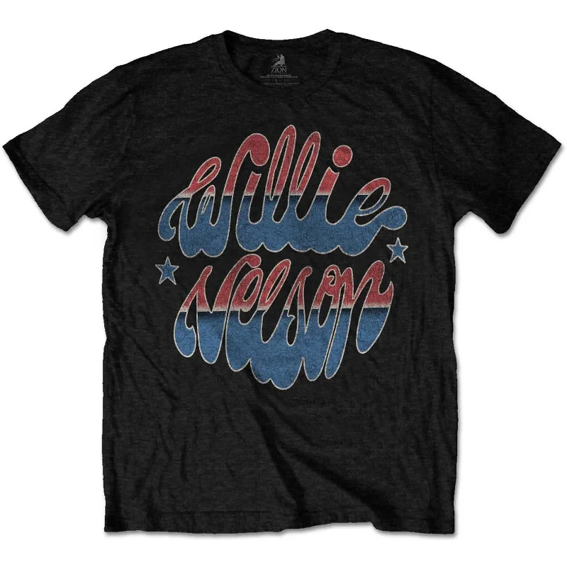 Willie Nelson | Official Band T-Shirt | Americana Silk Blend Satin Velvet