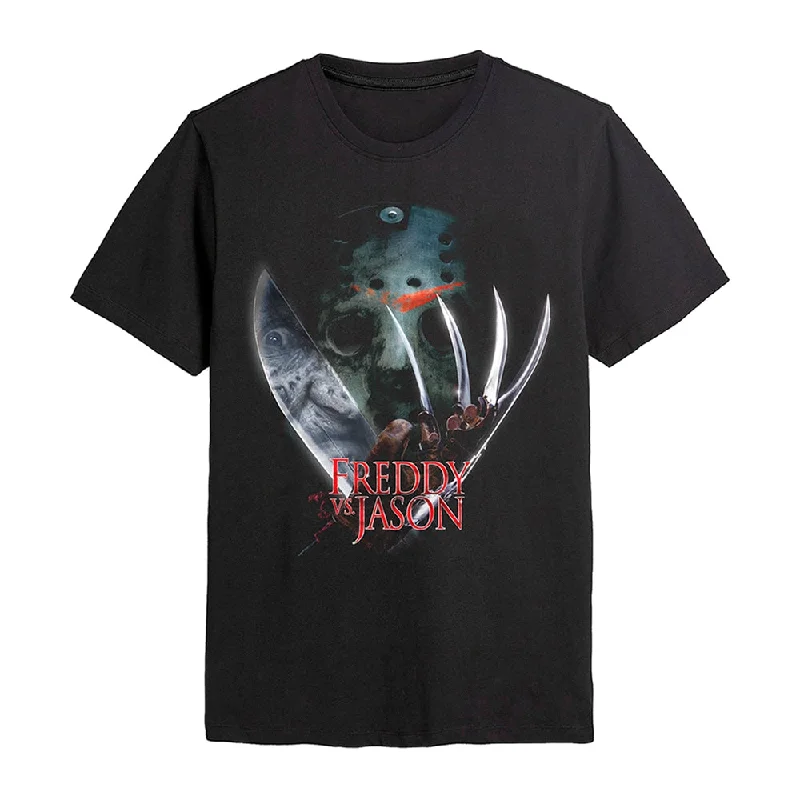 Freddy Vs. Jason Unisex T-shirt: Mask Cotton Fabric Linen Fabric Terry Fabric