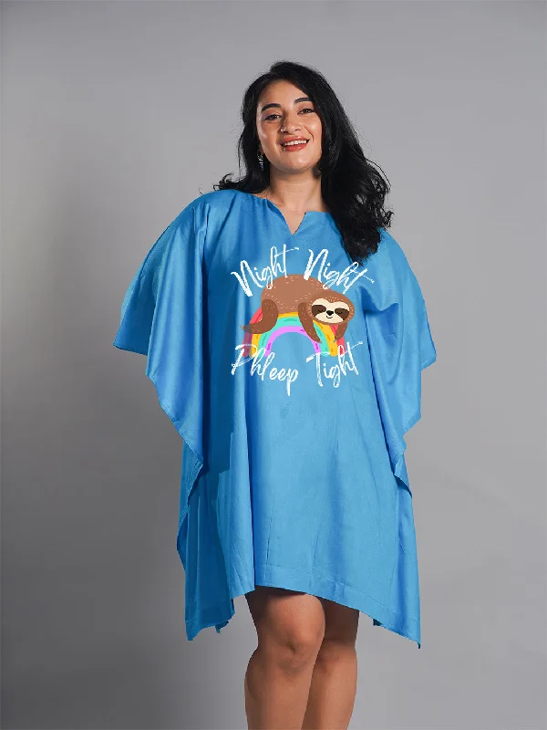 Turquoise Kaftan Nightdress - Goodnight