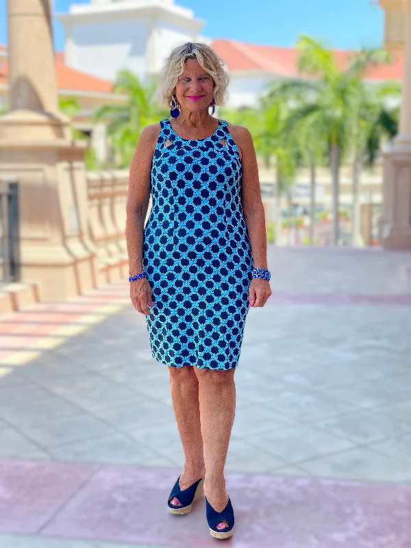 SEASIDE HALTER DRESS