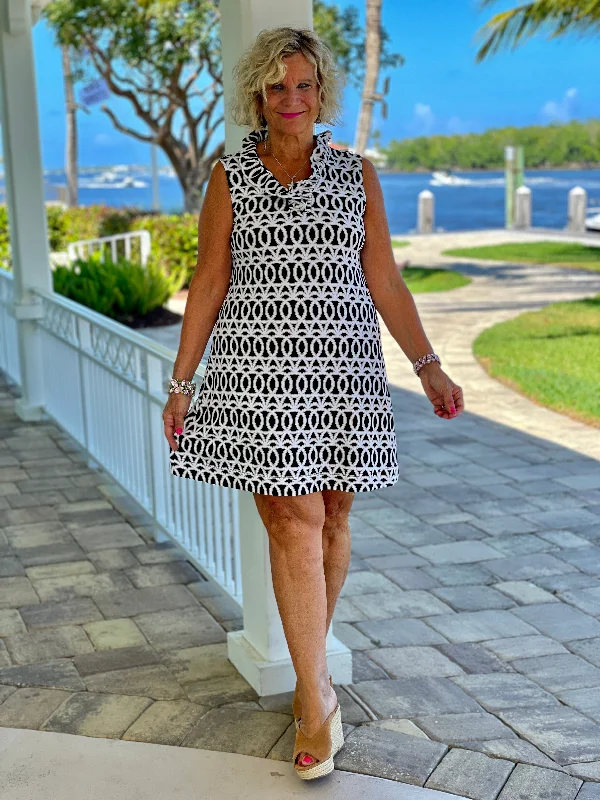 SANDBAR RUFFLE DRESS