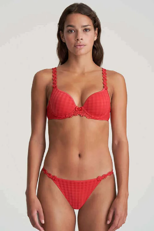 Avero Heart Shaped Bra in Scarlet Full Coverage Bralette