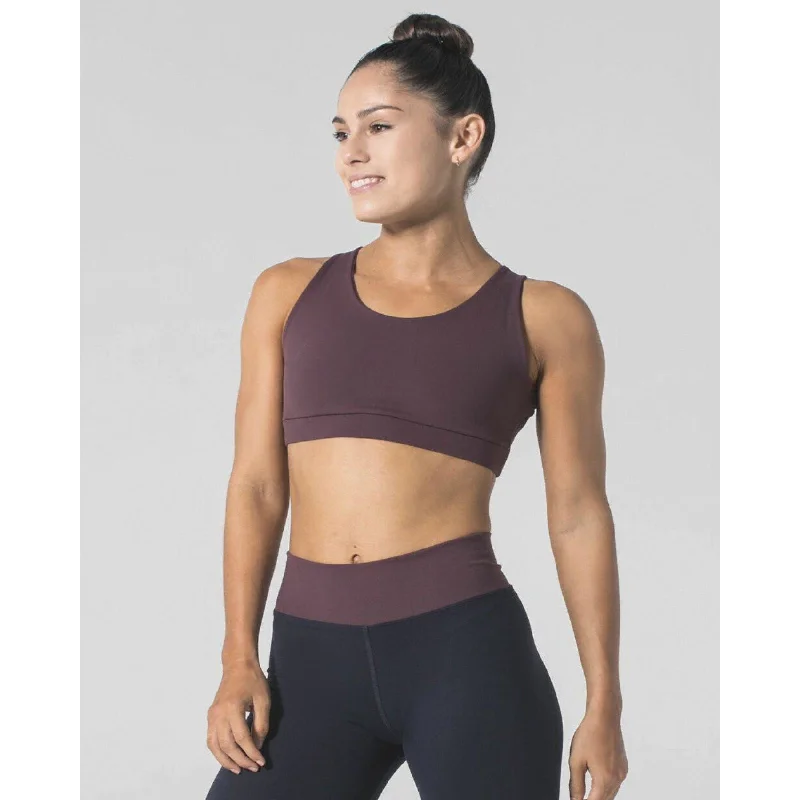 Back in Business Plum Sports Bra Smooth Fit Bra