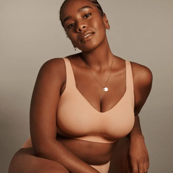 Evelyn & Bobbie Beyond Bra in Himalayan Salt Lacy Underwire Bra