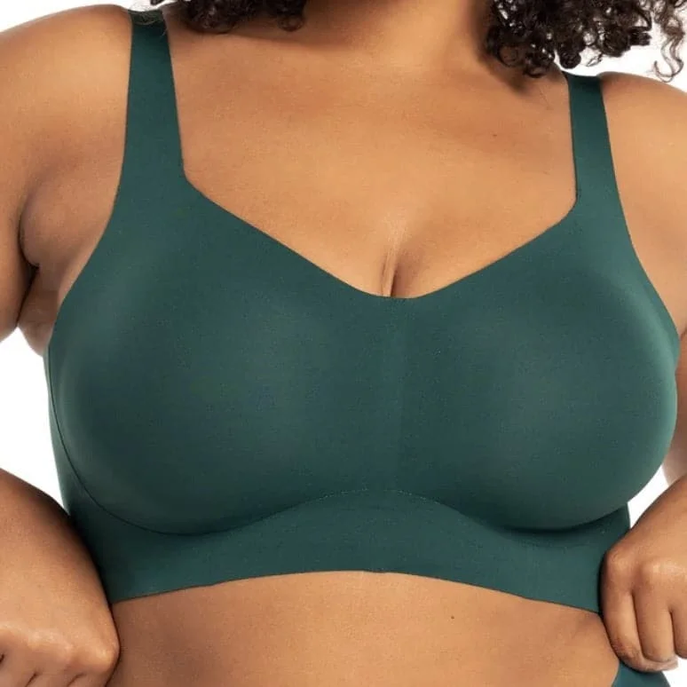 Evelyn & Bobbie Beyond Bra in Monstera Green Sexy Mesh Bralette