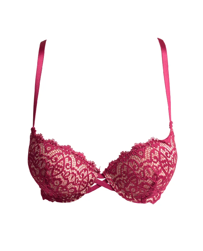 ILumie Detailed Lace Bra (Set) Lace Back Bra