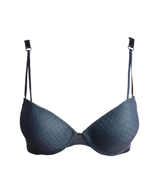 ILumie Rhombus Diamond Bra Soft Cup Bralette