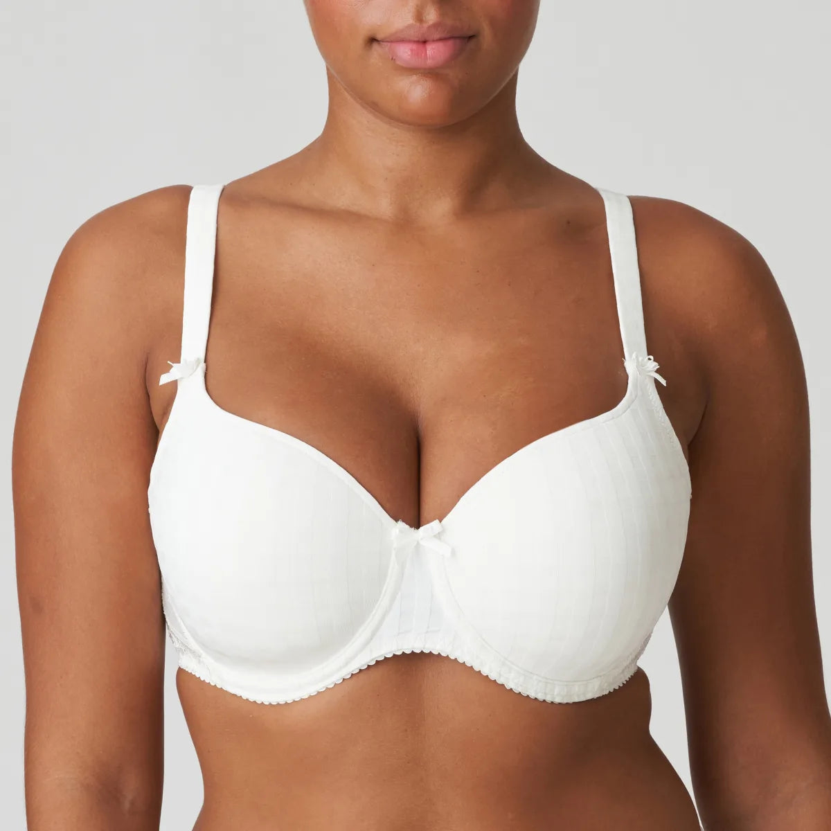 Madison Padded Heart Shape Bra In Natural - Prima Donna Sports Support Bra