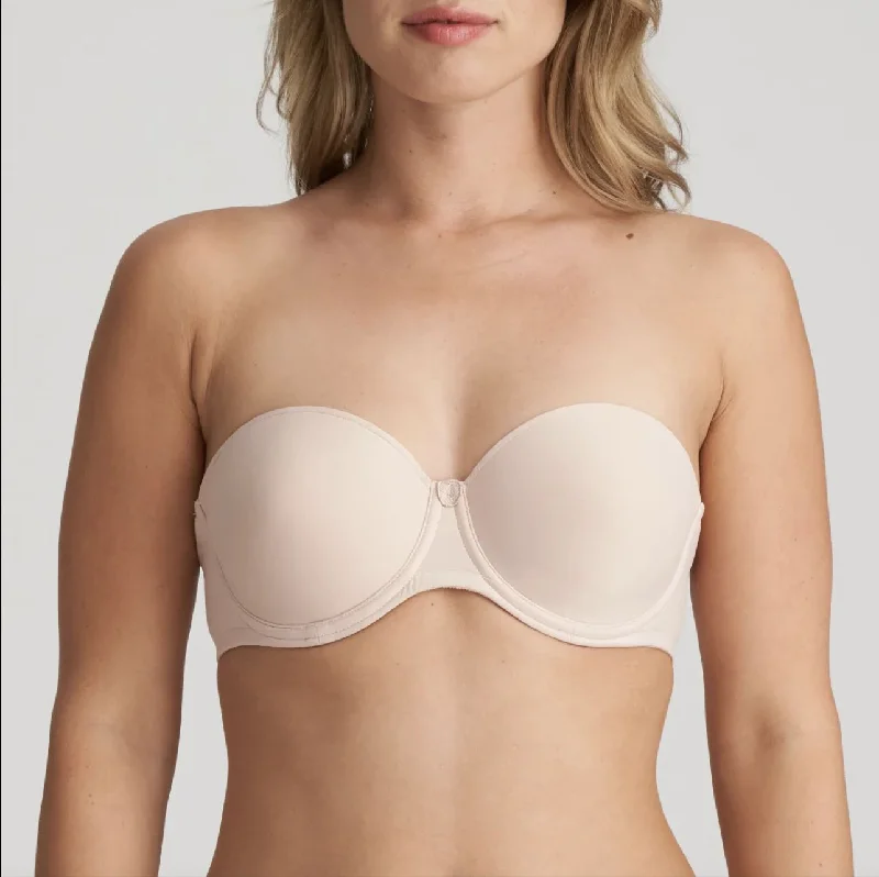 Marie Jo Tom Strapless Bra in Caffe' Latte 0120828 Soft Mesh Bra