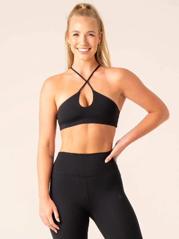 Unstoppable Sports Bra - Black Active Support Bra