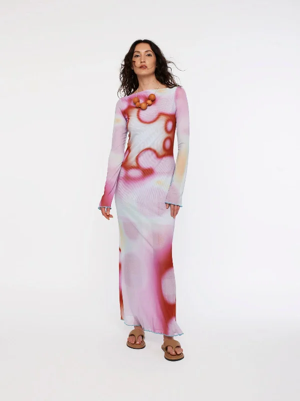 NAUTICA maxi dress Comfortable Satin Maxi Dress