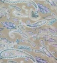 Tan/Blue Paisley