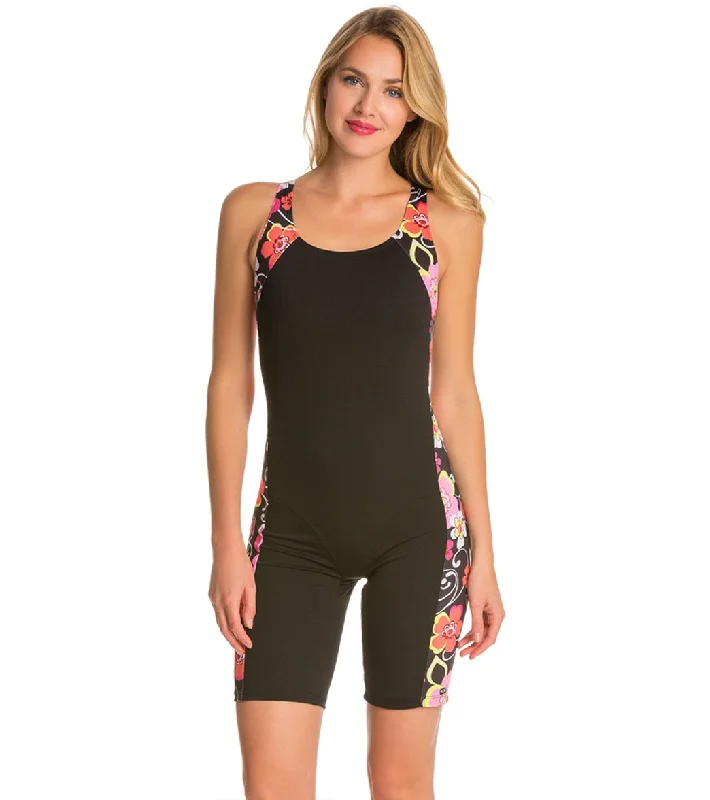 EQ Swimwear Seville Rose Glide Unitard Seville Rose Quick-Dry Swimsuit