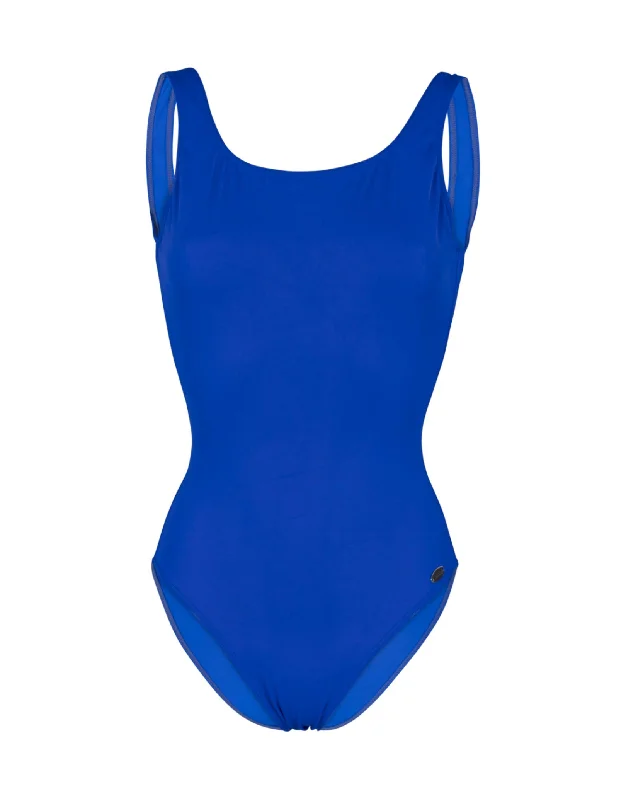 Regular U-Back Swimsuit - Royal Blue Stylish Swimsuit Set